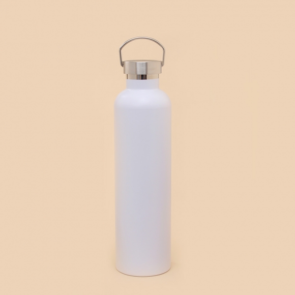 투데이 이중스텐 보온병(1L) (화이트)