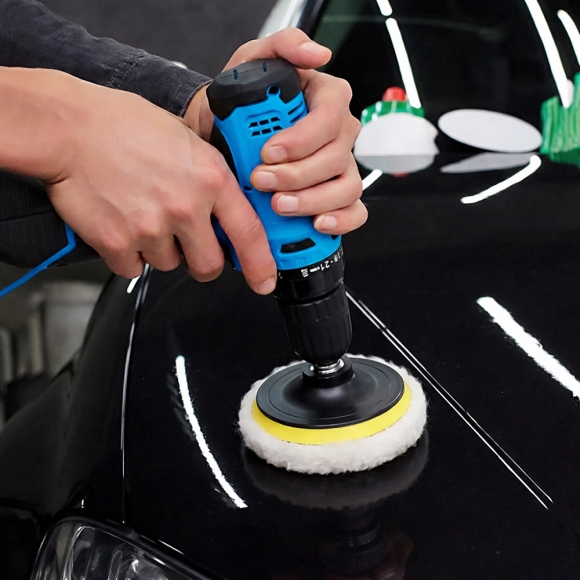 전동드릴 극세사 광택패드 3p세트(10cm)