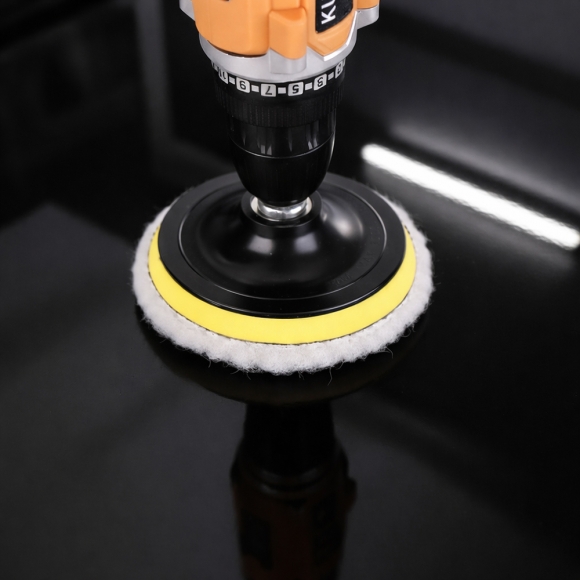 전동드릴 극세사 광택패드 3p세트(10cm)