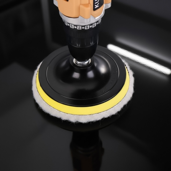 전동드릴 극세사 광택패드 3p세트(12.5cm)