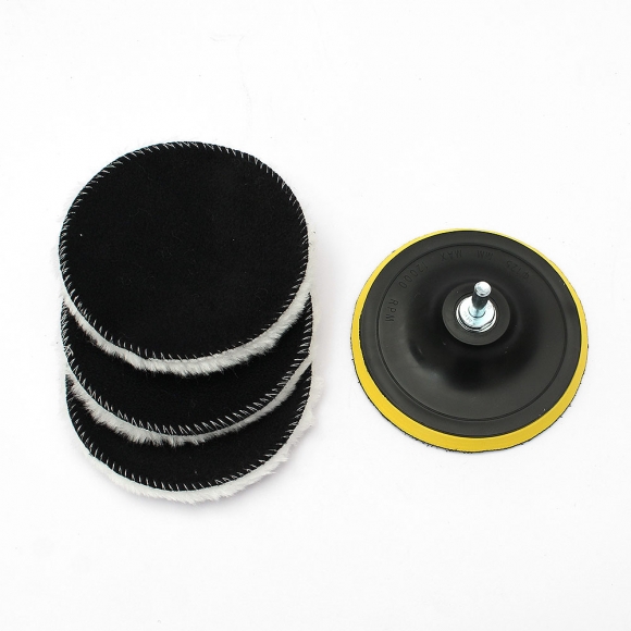 전동드릴 극세사 광택패드 3p세트(12.5cm)