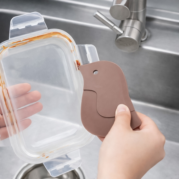 미리쓱 설거지 스크래퍼 2p세트(핑크)