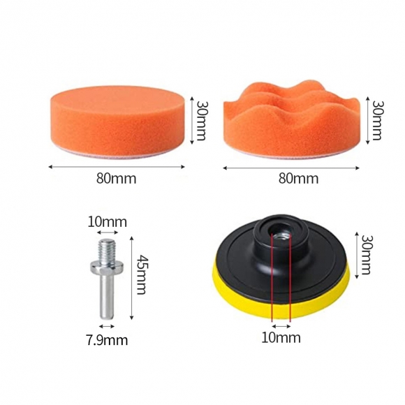 전동드릴 광택패드 18종세트