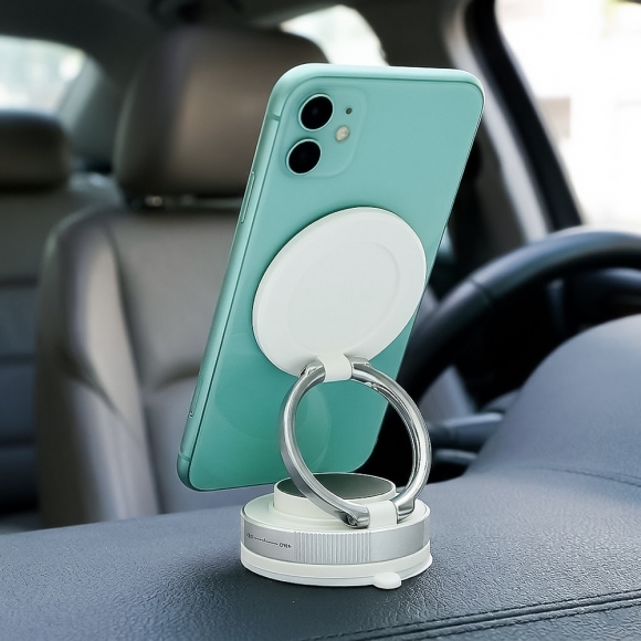 맥포스 흡착 맥세이프 거치대(화이트)