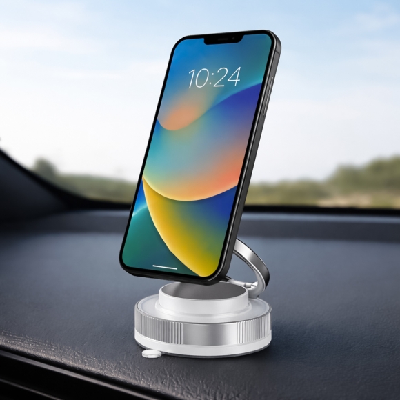 맥포스 흡착 맥세이프 거치대(화이트)