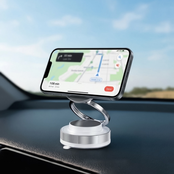 맥포스 흡착 맥세이프 거치대(화이트)