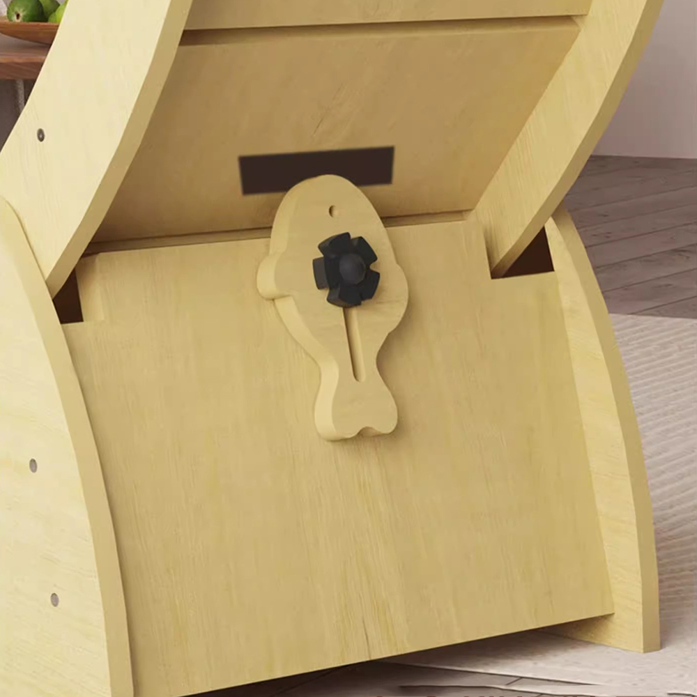 고양이 저소음 운동훈련 우드 캣휠B-4