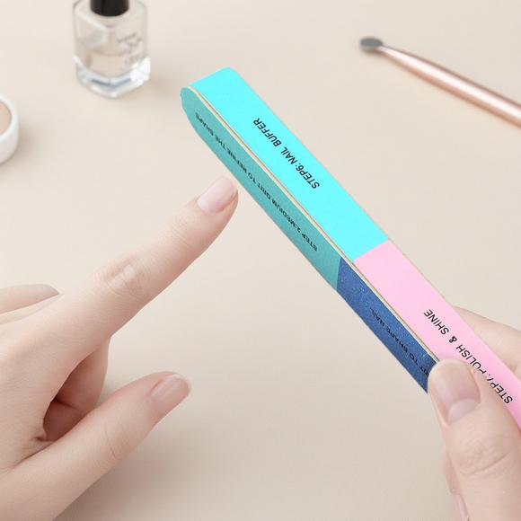 플러스 네일 버퍼 블록 2p세트(7스텝)