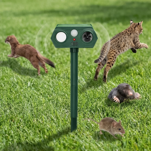 태양광 LED 초음파 동물 퇴치기 A-2