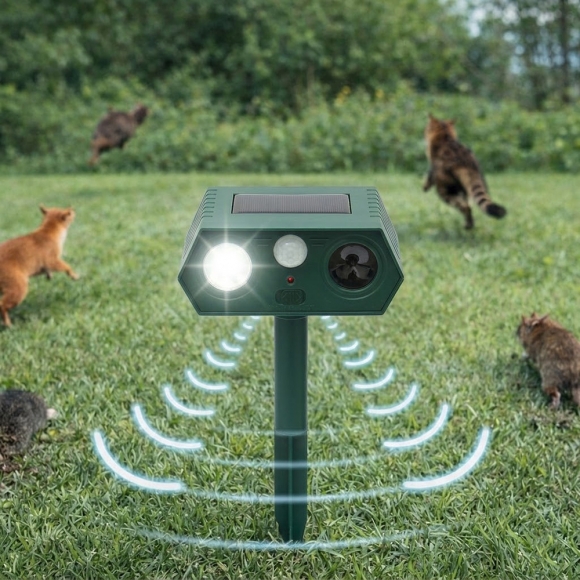 태양광 LED 초음파 동물 퇴치기 A-2