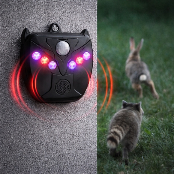 에코실드 태양광 LED 초음파 동물 퇴치기 2p세트