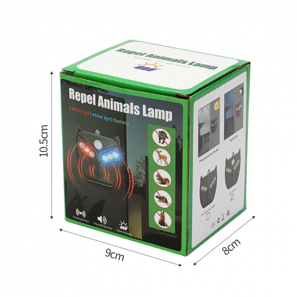 에코실드 태양광 LED 초음파 동물 퇴치기 2p세트