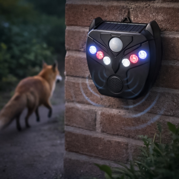 에코실드 태양광 LED 초음파 동물 퇴치기 2p세트