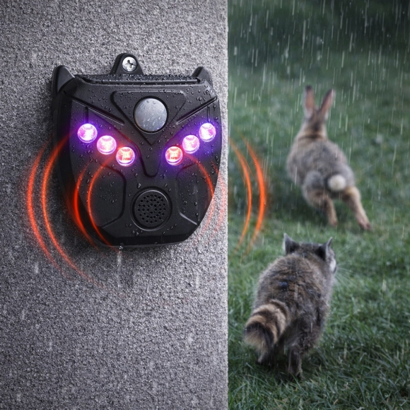 에코실드 태양광 LED 초음파 동물 퇴치기 2p세트