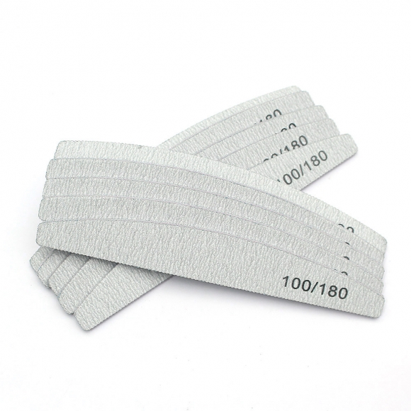 그릿랩 100 180 양면 네일파일 10p세트(반달형)