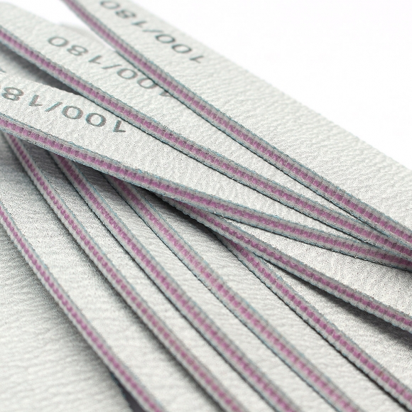 그릿랩 100 180 양면 네일파일 10p세트(반달형)