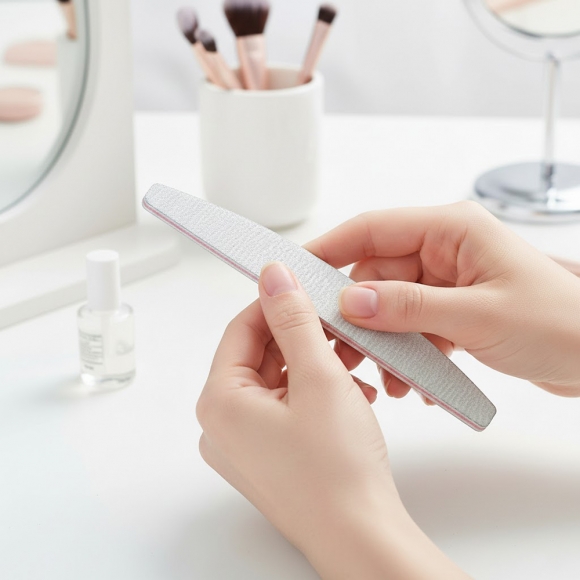 그릿랩 100 180 양면 네일파일 10p세트(반달형)