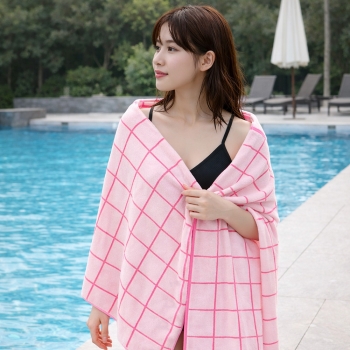 뽀송데이 30수 코튼 바스타월(핑크)