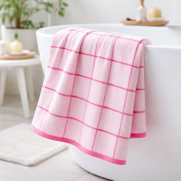 뽀송데이 30수 코튼 바스타월(핑크)