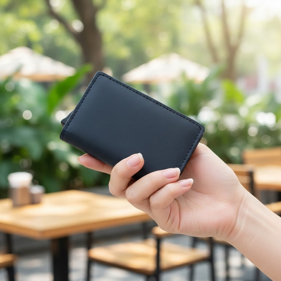 어반락 RFID 차단 카드지갑(네이비)