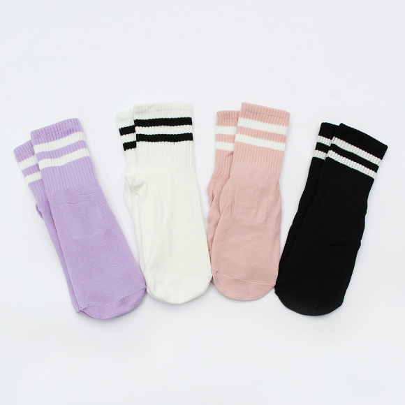 스탠씨드 논슬립 필라테스 양말 4켤레(믹스컬러)