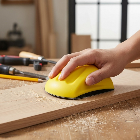 핸드 사포 홀더(12.3cm) (마우스형)