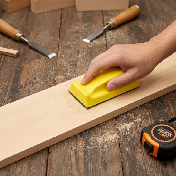 핸드 사포 홀더(13.5cm) (손잡이형)