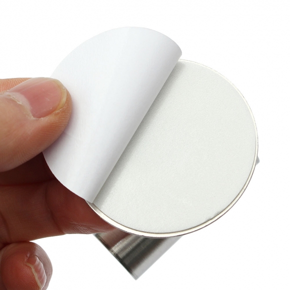 미니멀 스텐 접착식 후크 2p세트(실버)