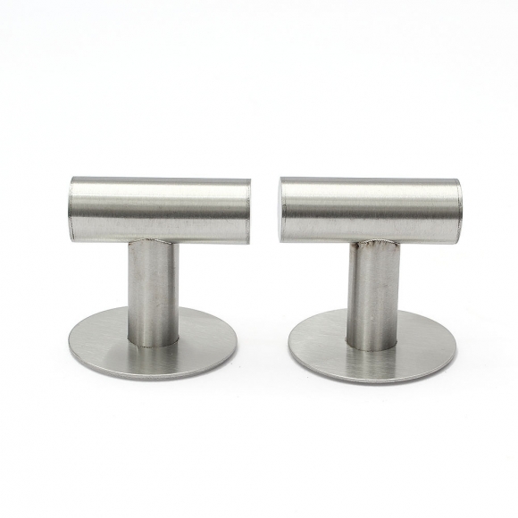 미니멀 스텐 접착식 후크 2p세트(실버)