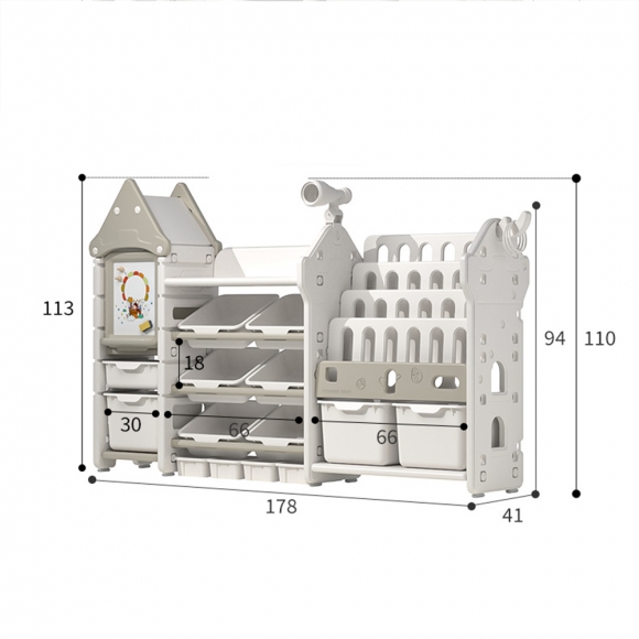 대용량 아기 장난감 수납장B-3