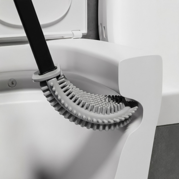 청결생활 실리콘 변기솔 2종 세트(블랙)