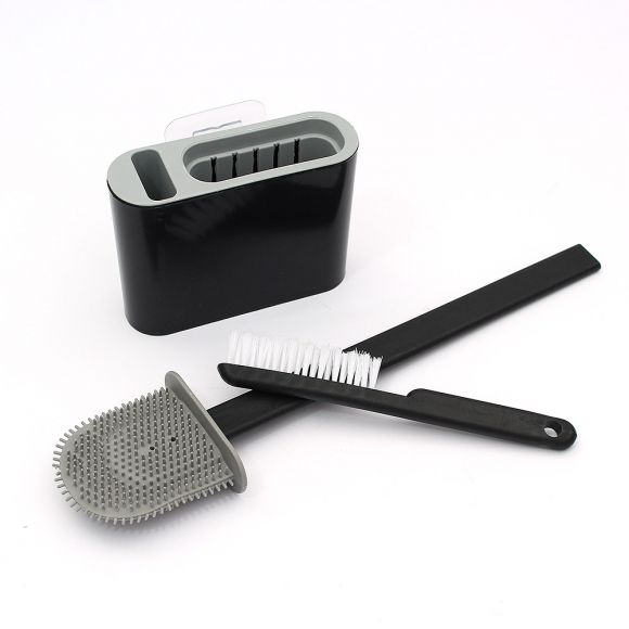 청결생활 실리콘 변기솔 2종 세트(블랙)