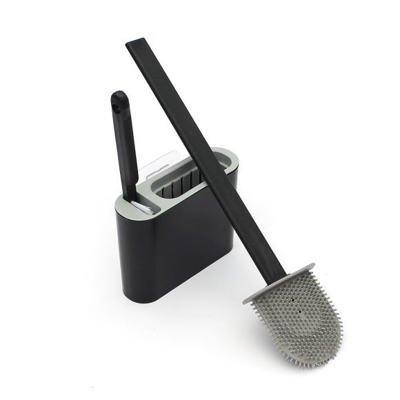 청결생활 실리콘 변기솔 2종 세트(블랙)