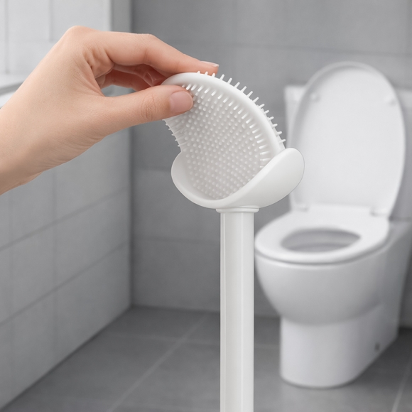 하이클린 실리콘 변기솔(화이트)