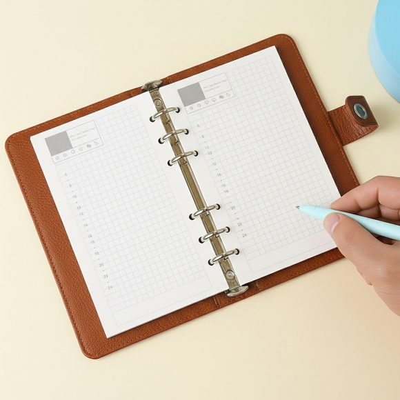 채움 6공 데일리 다이어리 속지 180매(A6)