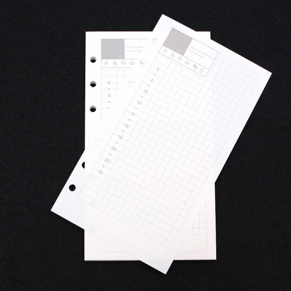 채움 6공 데일리 다이어리 속지 180매(A6)