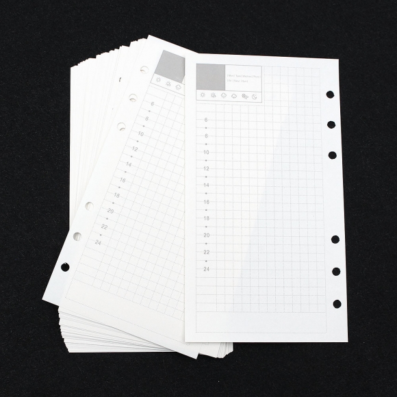 채움 6공 데일리 다이어리 속지 180매(A6)