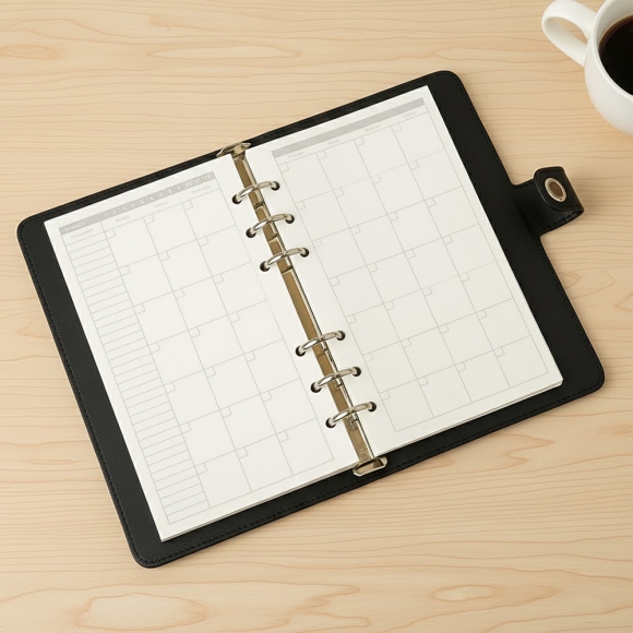 채움 6공 월간 다이어리 속지 180매(A6)