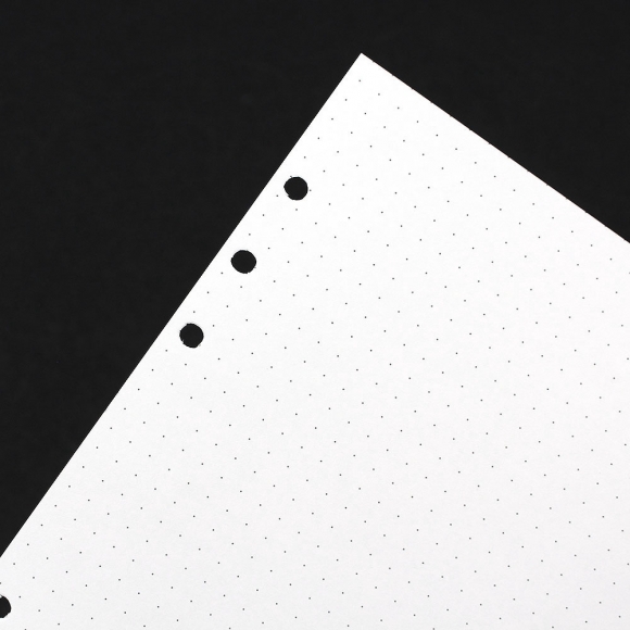 채움 6공 도트 다이어리 속지 180매(A5)