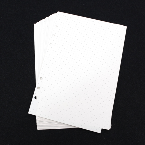 채움 6공 도트 다이어리 속지 180매(A5)