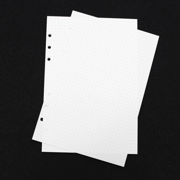 채움 6공 도트 다이어리 속지 180매(A5)