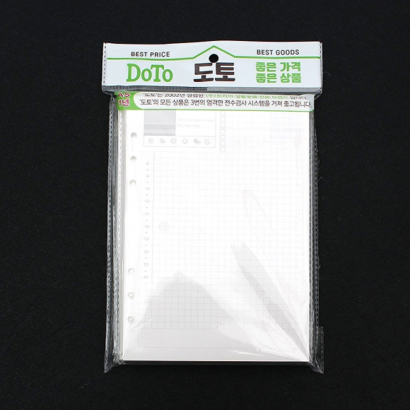 채움 6공 데일리 다이어리 속지 180매(A5)