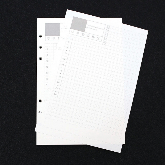 채움 6공 데일리 다이어리 속지 180매(A5)