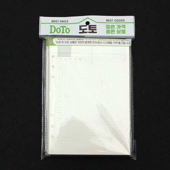 채움 6공 월간 다이어리 속지 180매(A5)