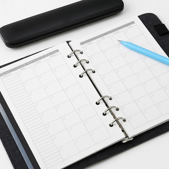 채움 6공 월간 다이어리 속지 180매(A5)