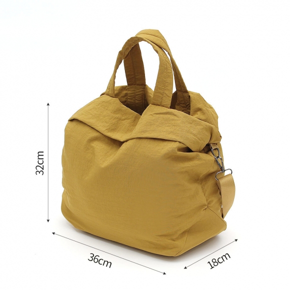 제이업 나일론 크로스백(머스타드)