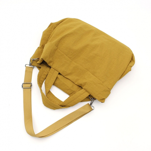 제이업 나일론 크로스백(머스타드)