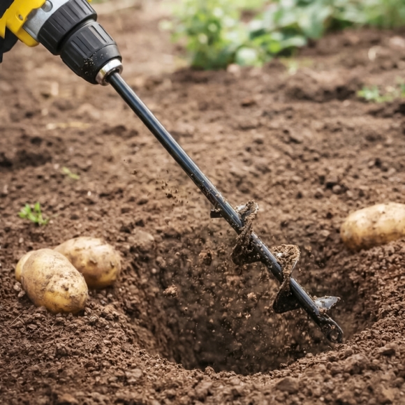 그린홀 전동드릴용 땅파기 어거 비트(4×45cm)