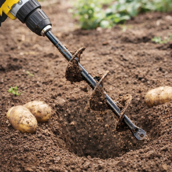 그린홀 전동드릴용 땅파기 어거 비트(5×22cm)