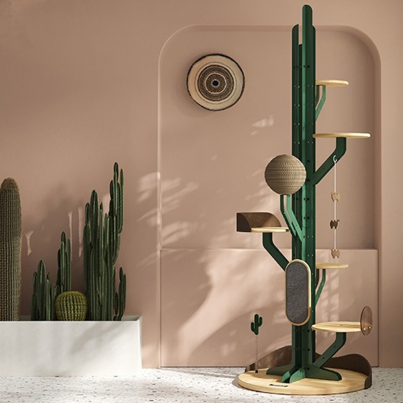 선인장형 고양이 캣타워